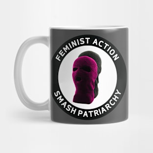 Feminist Action Smash Patriarchy Mug